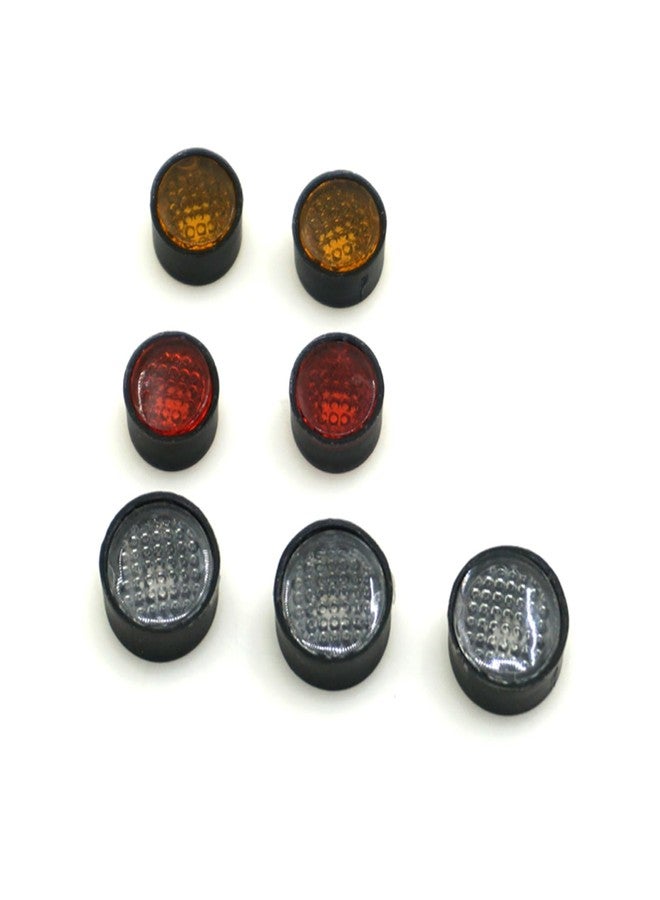 WEFEINO 7PCS RC Car Taillight Light Cover Round Lamp Cups Upgrades for 1/10 Scale D90 RC Crawler Car - Image 1